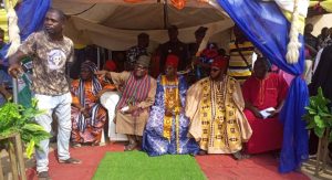 National President NANTMP (L), HRH Dr. Amodu Ibrahim's leadership as Chairman of NANTMP, Kogi State chapter,  Dr. Shuaibu Yunusa Angulu, also referred to as Vulture (Oracle 001), Vice Chairman of the National Association of Nigeria Traditional Medicine Practitioners (NANTMP) 